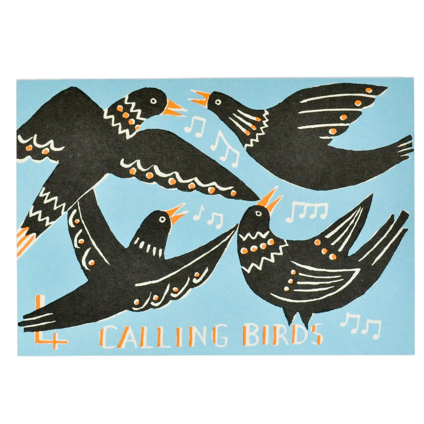 four calling birds