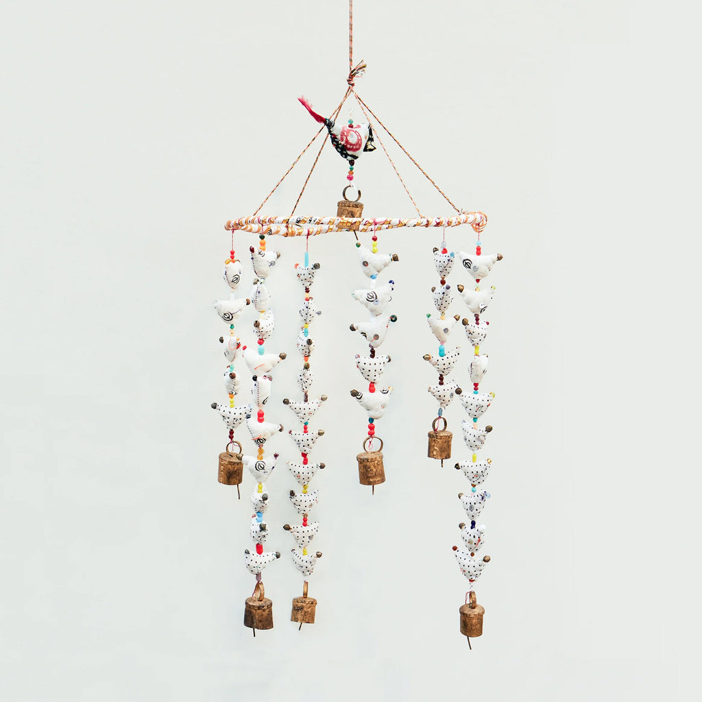 prosperity hen mobile and garland
