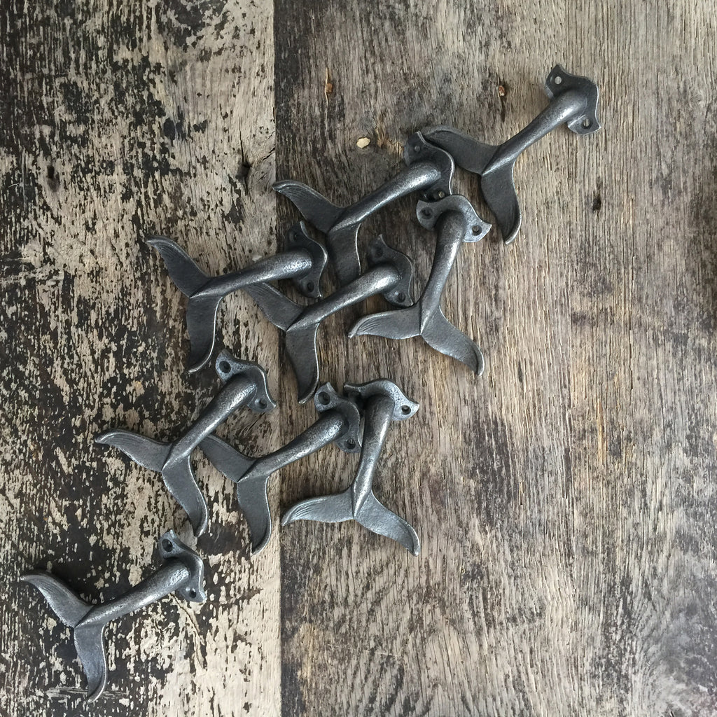 whale tail coat hooks