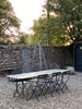 zinc garden tables