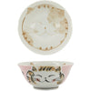 pink kawaii cat bowl