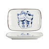 blue lucky cat plates