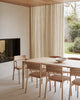 sienna oak dining table