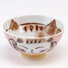 pink lucky cat bowls