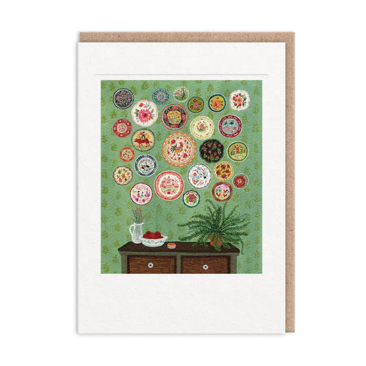 decorative plates card