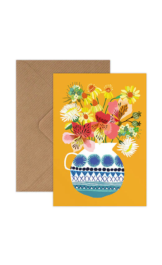 festival flowers card