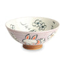 pink lucky cat bowls