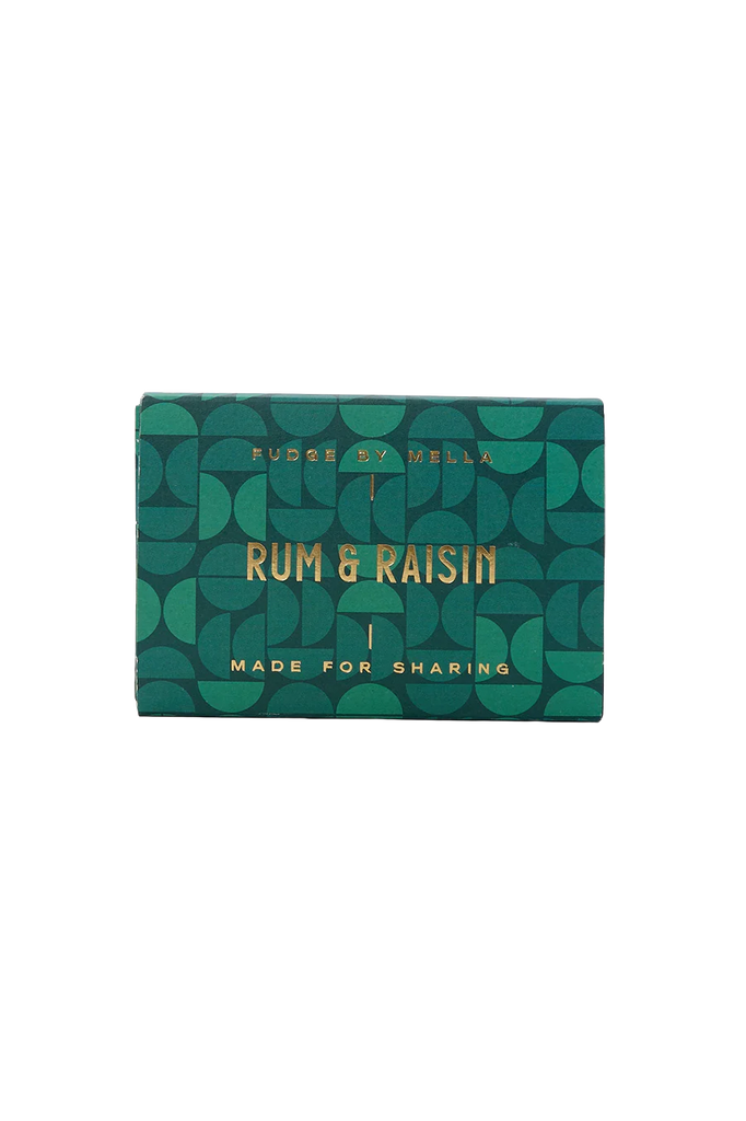 rum & raisin fudge