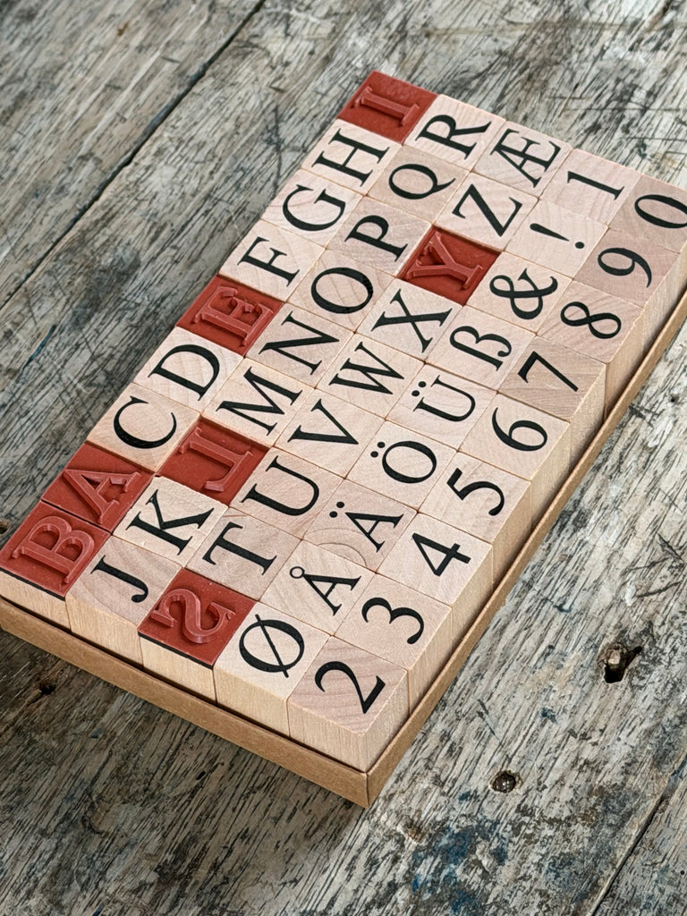 alphabet stamp set