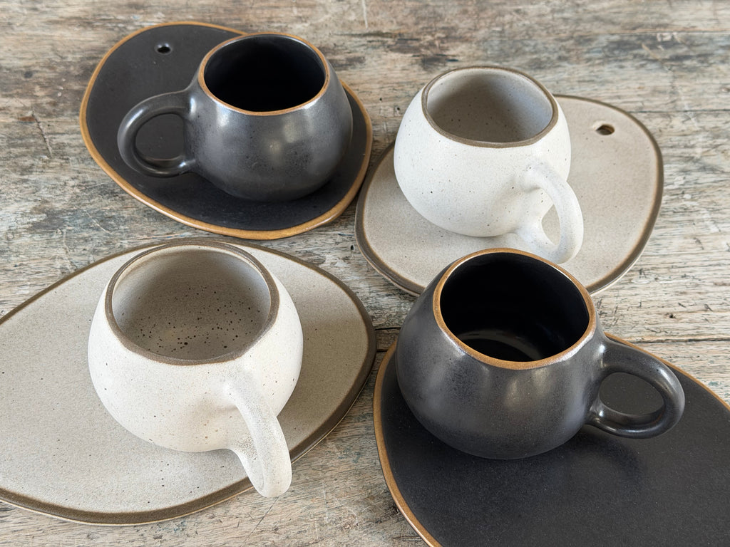 portugese wobbly mugs and plates