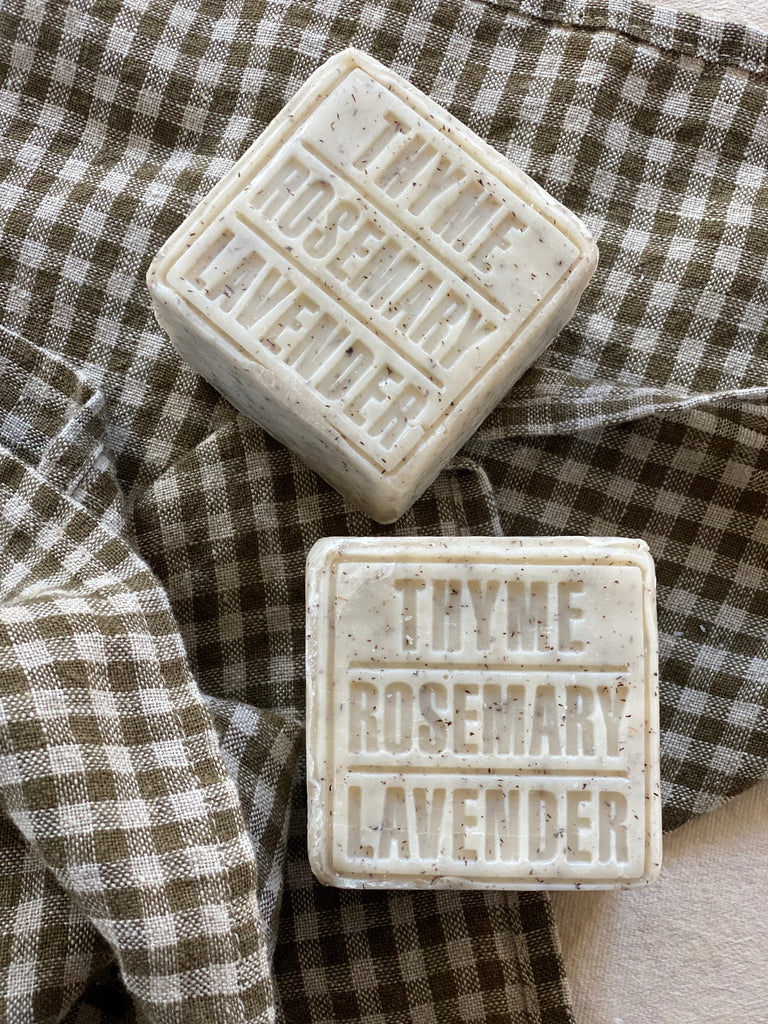 french cube soaps