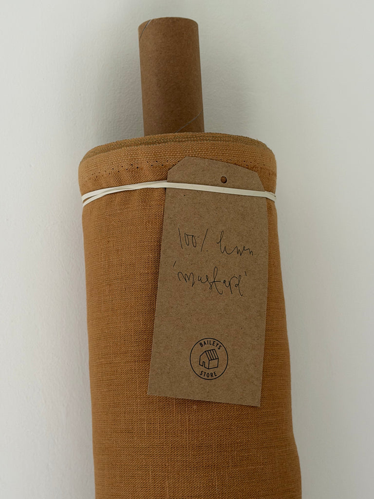 100% linen by the metre