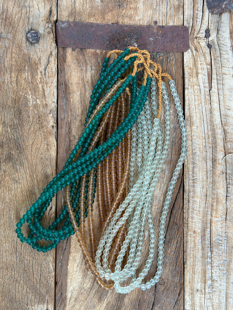 glass beads necklaces