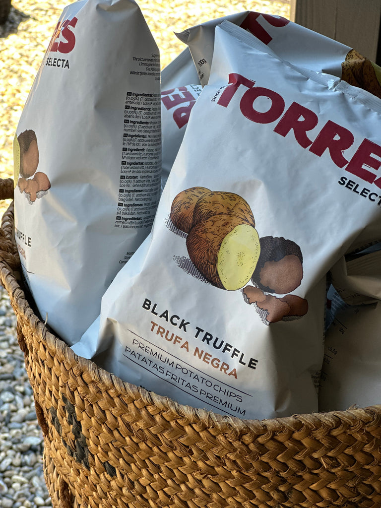 black truffle crisps