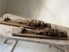 pair of early 19th century oak caryatids