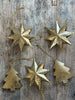 embossed stars and trees