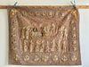 antique burmese kalaga panel