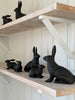 cast iron rabbits