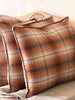 checked cushions