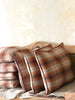 checked cushions