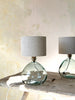 small recycled glass lamps