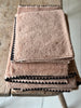 old rose cotton towels