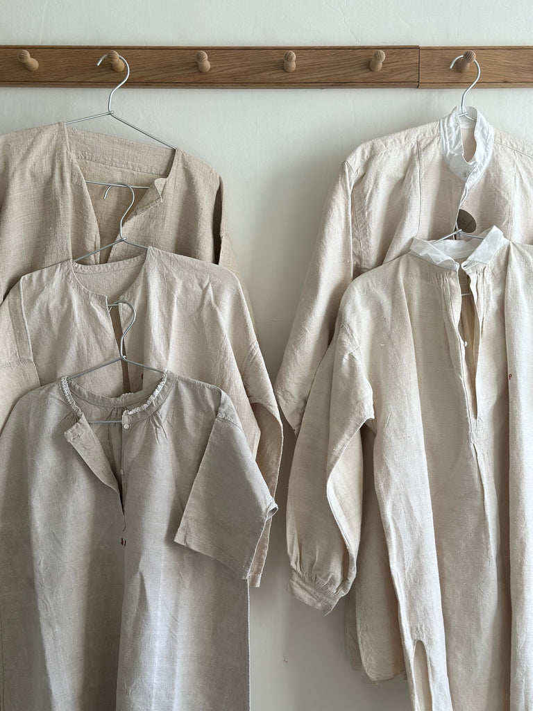 old french linen smocks