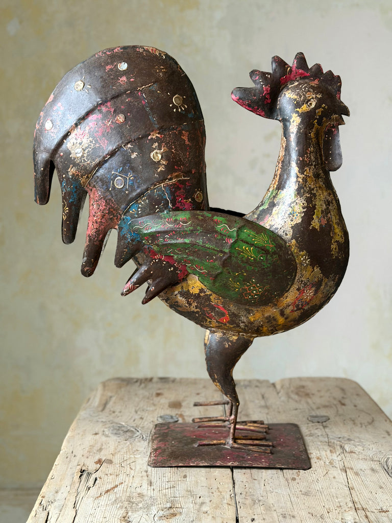 folk art cockerel