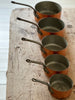 old copper pans