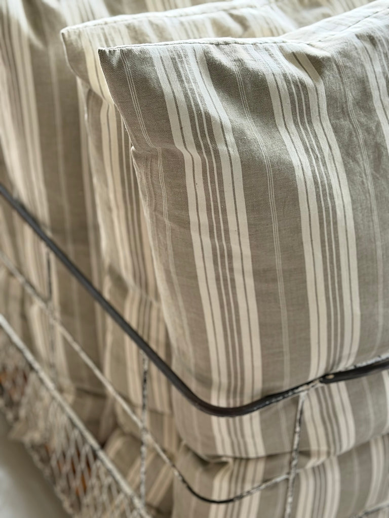 french ticking cushions