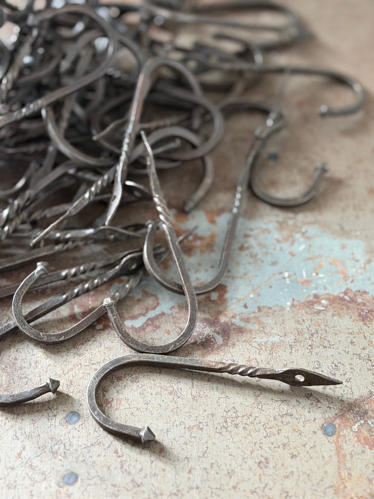 hand-forged hooks
