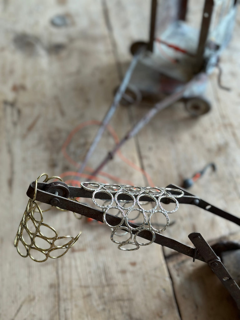 hammered cuff