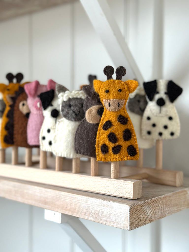 felted finger puppets