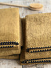 gold cotton towels