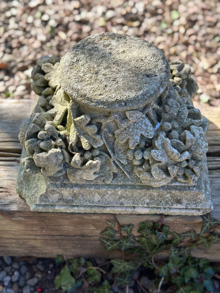hand carved bath stone capitals