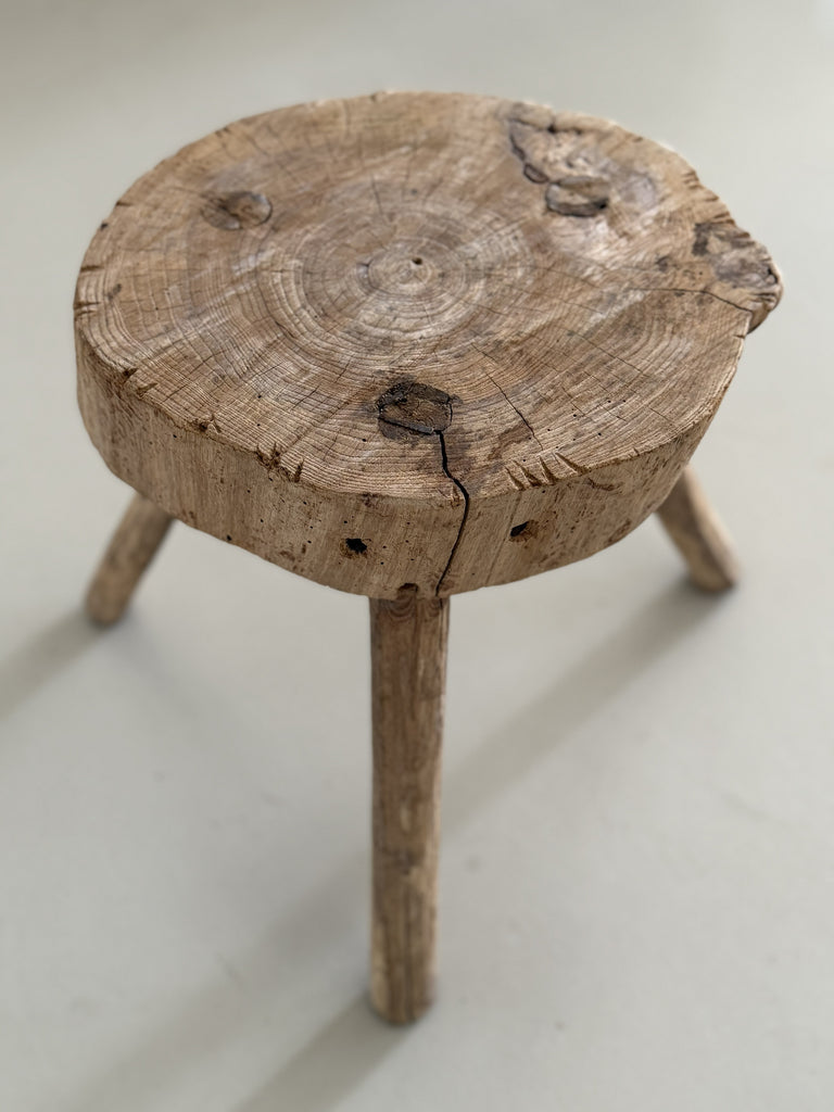 rustic stool
