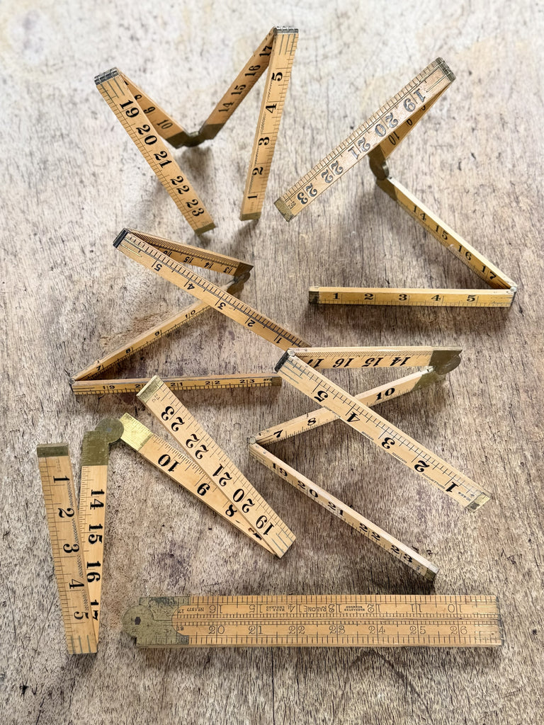 old folding rulers