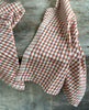 cotton gingham tea towel