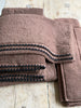 dark chocolate towels