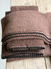 dark chocolate towels