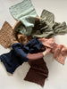 stonewashed linen scarves
