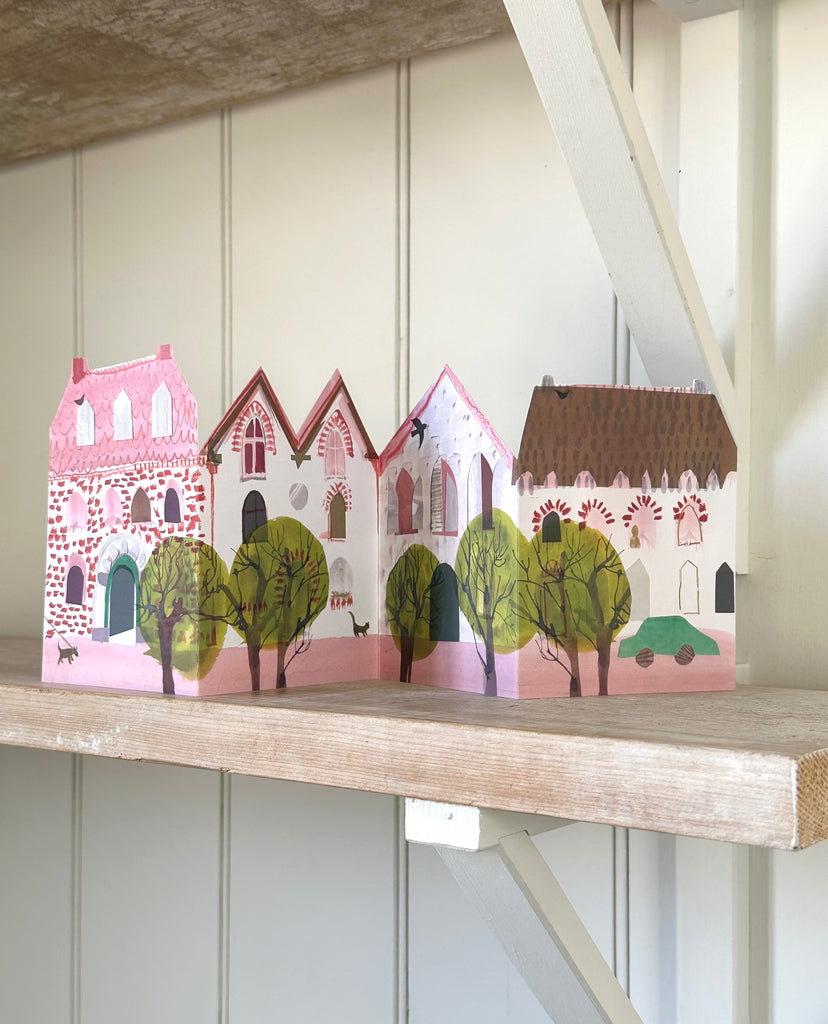 little street concertina card