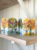happy forest concertina card