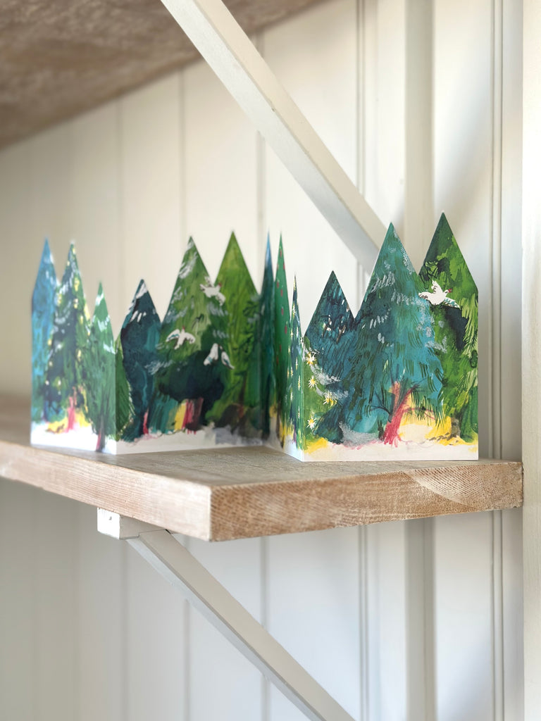 enchanted forest concertina card