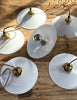antique french coolie pendant with brass fittings