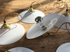 antique french coolie pendant with brass fittings