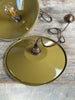 olive enamel coolie pendant
