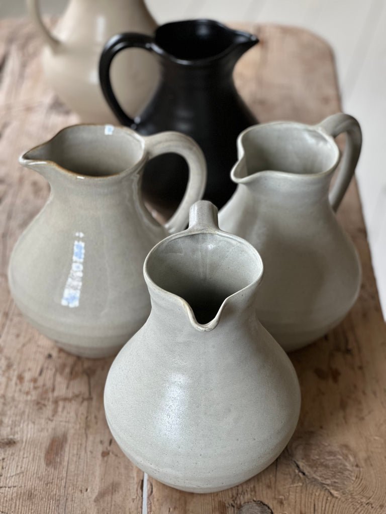 glazed terracotta jugs