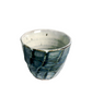 indigo yunomi tea bowls