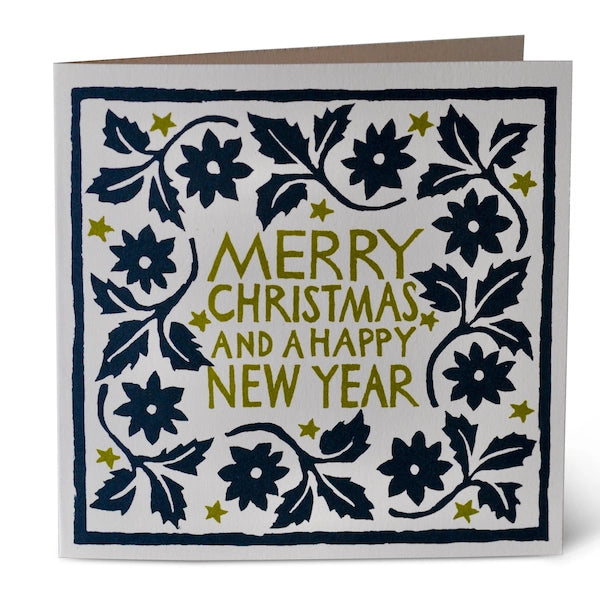merry christmas & a happy new year card